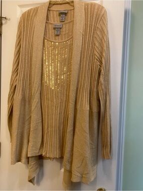 Catherines Gold Shimmer Sequin Duo.  (108)
